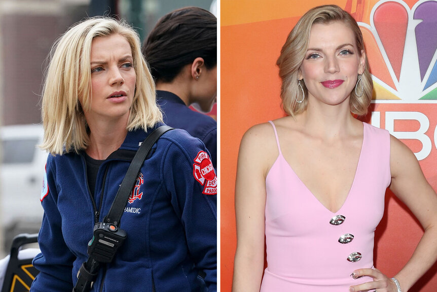 Split of Kara Killmer as Sylvie Brett and Kara Killmer attending the NBC's Los Angeles mid-season press junket at NBC Universal Lot on February 20, 2019