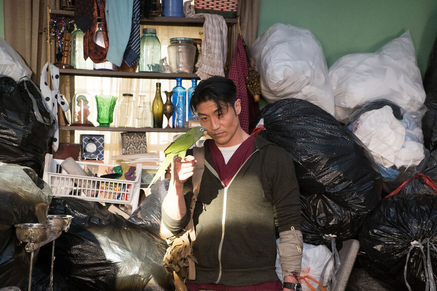 Dr. Ethan Choi and his parrot appear in Season 1 Episode 16 of Chicago Med