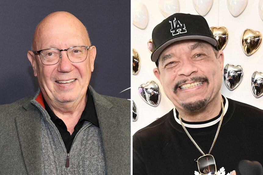 A split of Dann Florek and Ice T