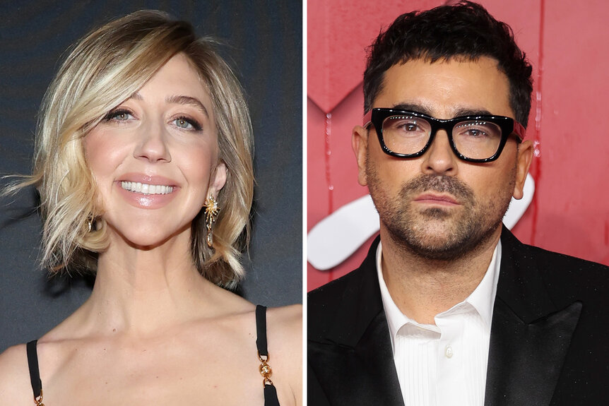 A split of Heidi Gardner and Dan Levy