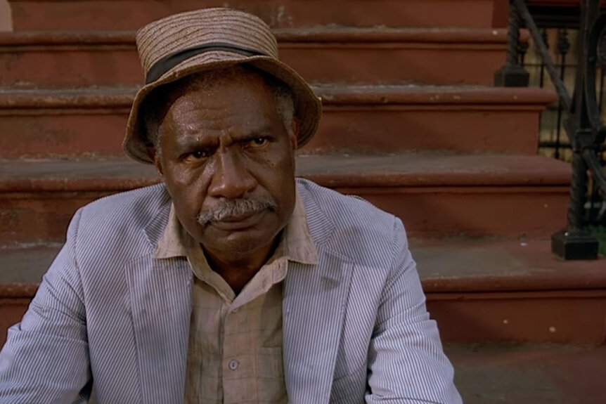 Ossie Davis appears in Spike Lee's Do The Right Thing