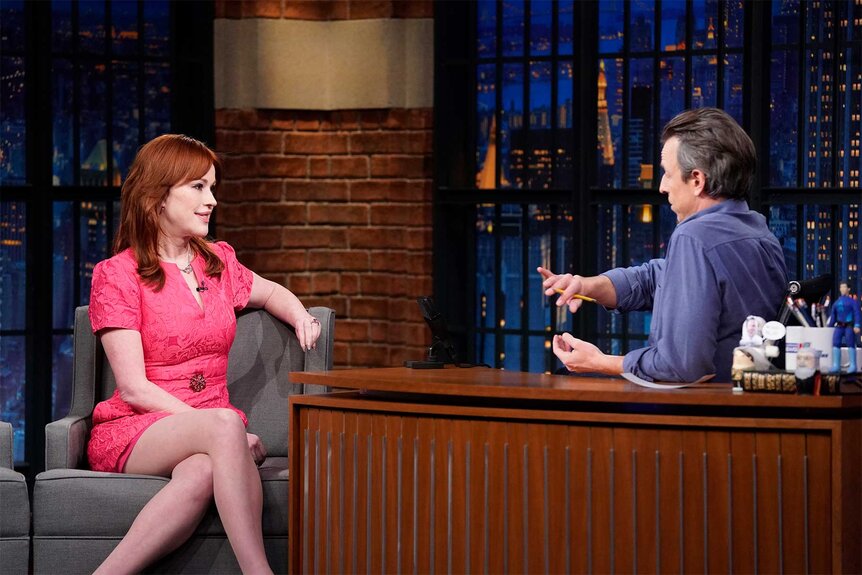 Molly Ringwald on Late Night With Seth Meyers Episode 1481