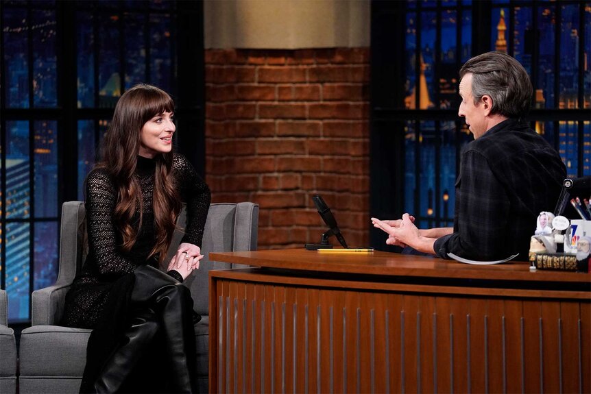 Dakota Johnson on Late Night With Seth Meyers Episode 1482