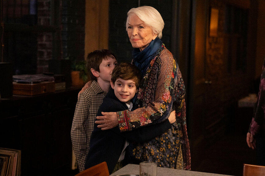 Kieren (Colin Keane), Seamus (Henry Gross), and Bernadette Stabler (Ellen Burstyn) appear in Season 4 Episode 4 of Law & Order: Organized CrimeKieren (Colin Keane), Seamus (Henry Gross), and Bernadette Stabler (Ellen Burstyn) appear in Season 4 Episode 4 of Law & Order: Organized Crime