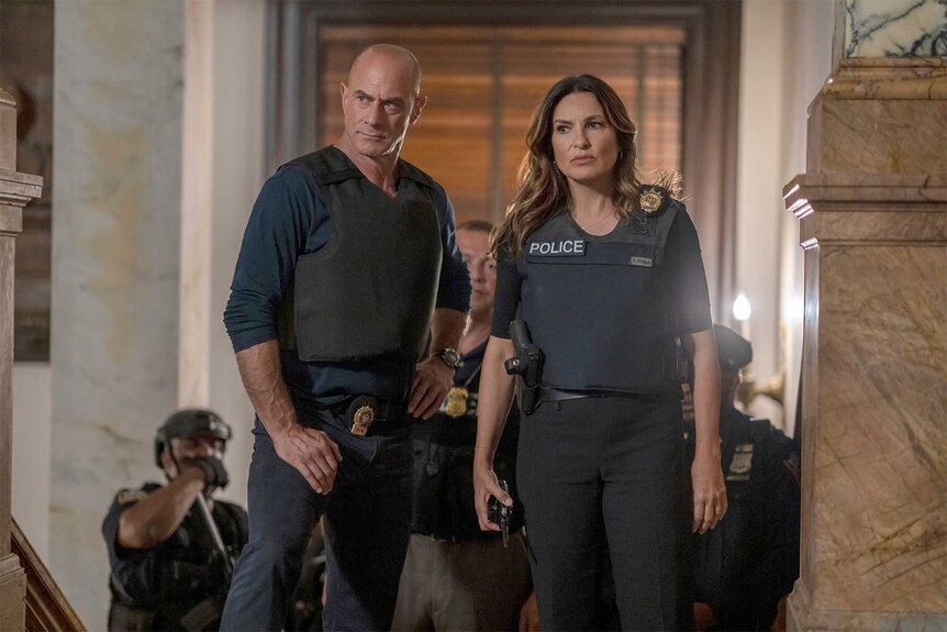 Olivia Benson and Elliot Stabler on Law And Order: SVU Episode 2401