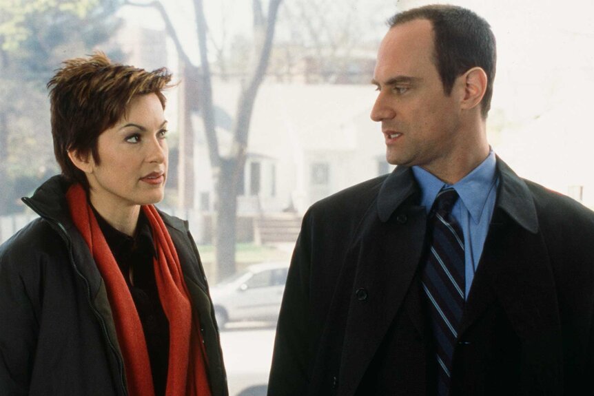 Olivia Benson and Elliot Stabler on Law And Order: SVU Episode 302