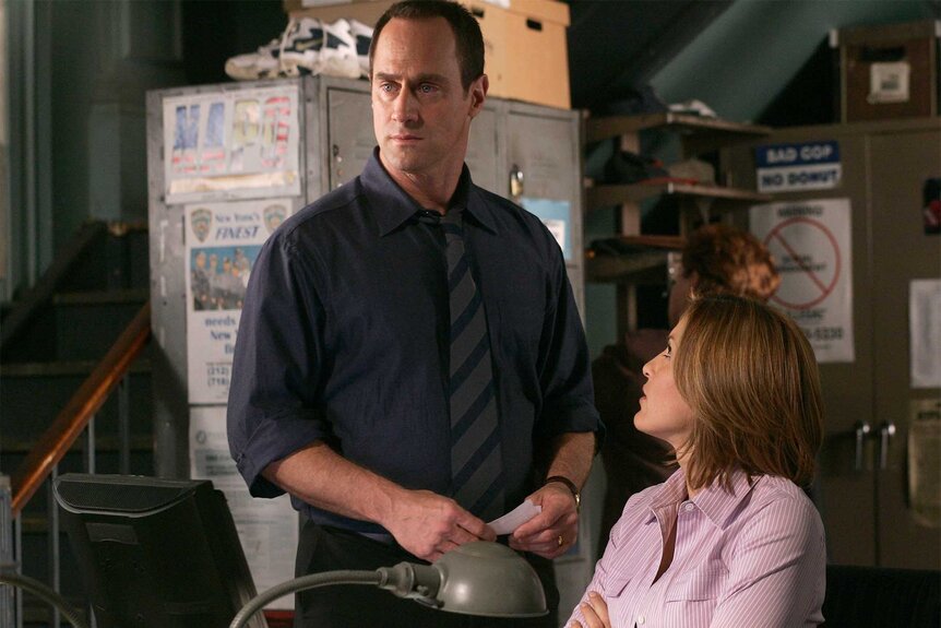 Olivia Benson and Elliot Stabler on Law And Order: SVU Episode 708