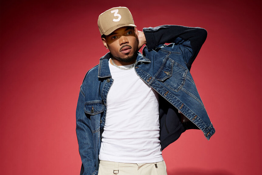 Chance The Rapper during a promo shoot for The Voice season 25