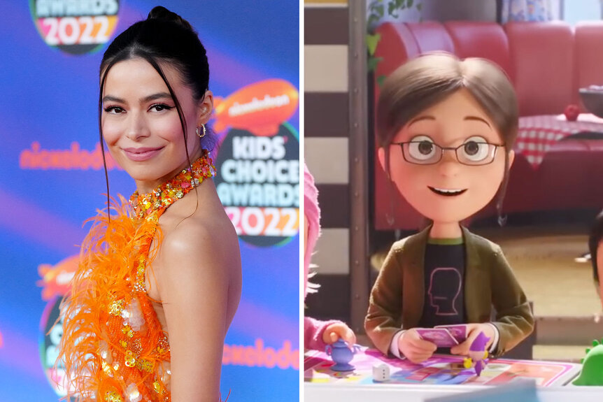 Split of Miranda Cosgrove and Despicable Me 4's Margo