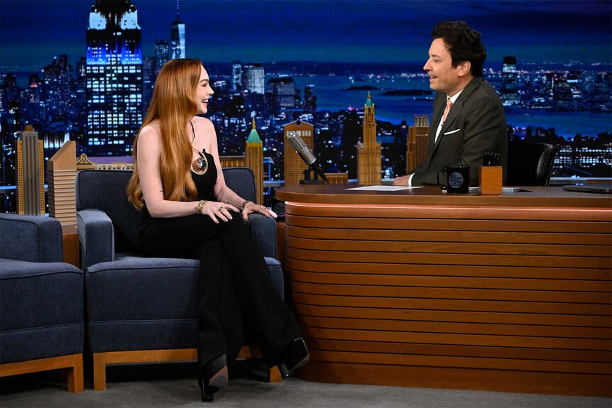 Lindsay Lohan on The Tonight Show Starring Jimmy Fallon Episode 1932