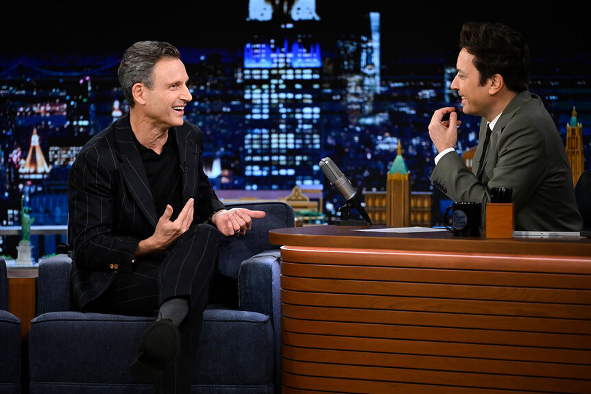 Tony Goldwyn speaks to Jimmy Fallon on The Tonight Show starring Jimmy Fallon Episode 1946