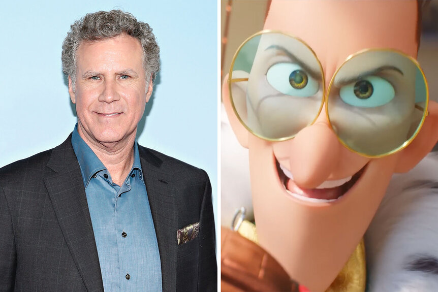 Split of Will Ferrell and Maxime Le Mal from Despicable Me 4