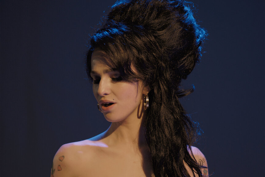 Marisa Abela as Amy Winehouse in back to black