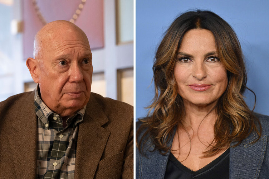 Split of Dan Florek and Mariska Hargitay