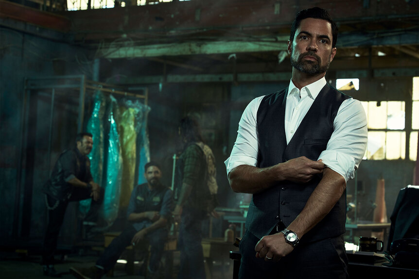 Danny Pino as Miguel Galindo in Mayans M.C.