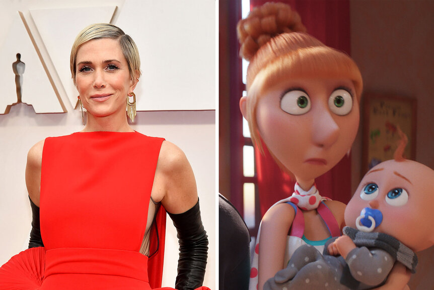 Split of Kristen Wiig and Lucy Wilde