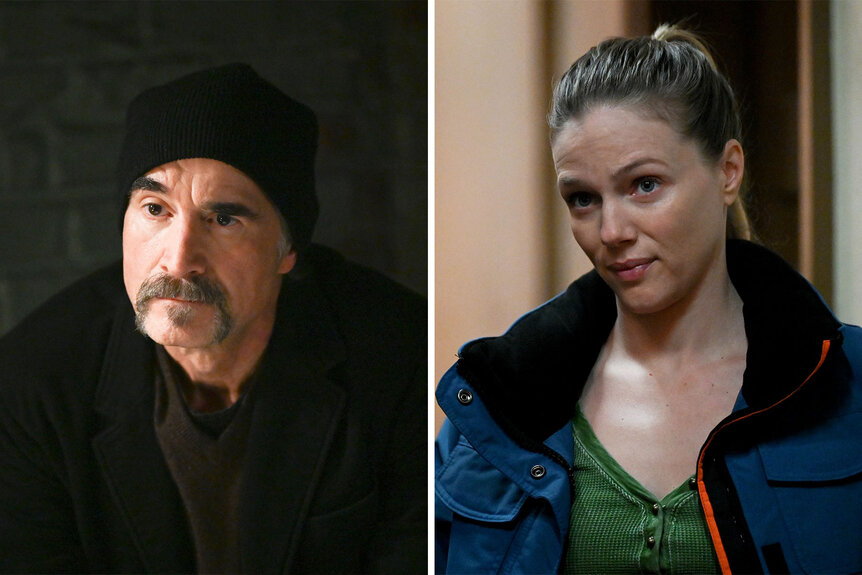 Split of Elias Koteas as Olinsky and Tracy Spiridakos as Hailey Upton