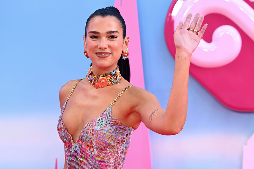 Dua Lipa attends the "Barbie" European Premiere