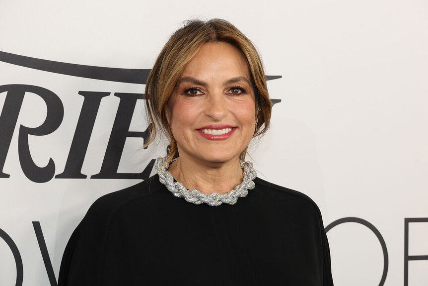 Mariska Hargitay smiles on the carpet of Variety's 2024 Power of Women: New York