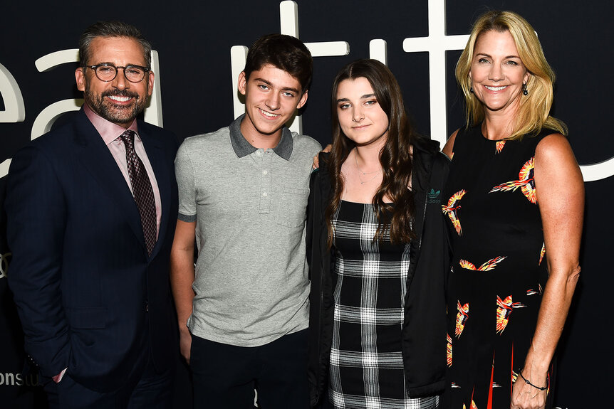 Steve Carell, John Carell, Elisabeth Anne Carell and Nancy Carell attend the 'Beautiful Boy' film premiere