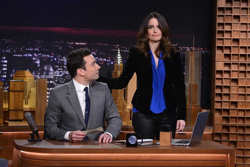 Tina Fey on The Tonight Show Starring Jimmy Fallon Episode 1