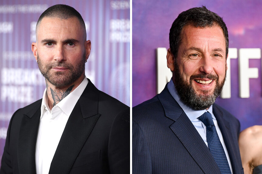 Split of Adam Levine and Adam Sandler