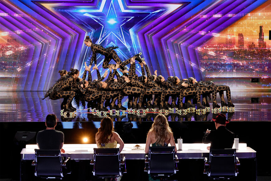 CPA Girona perform on stage on AGT Episode 1904