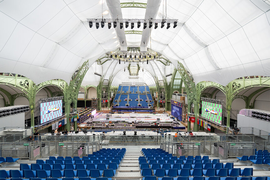 A view of the 2024 Olympics at the Grand Palais