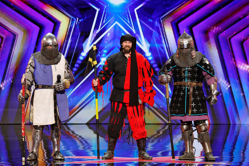 Full Steel Combat performs on stage on America's Got Talent Episode 1906