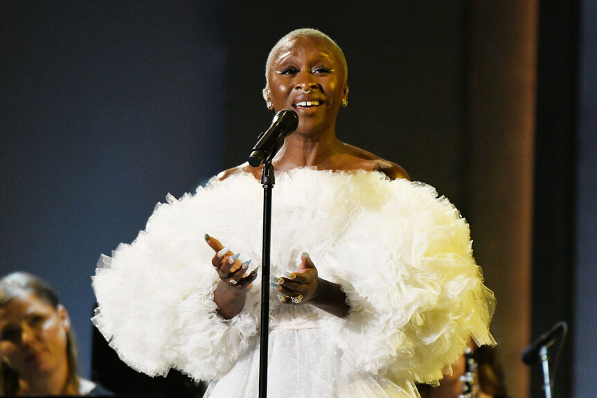 Cynthia Erivo performs onstage during the 48th AFI Life Achievement Award Gala Tribute