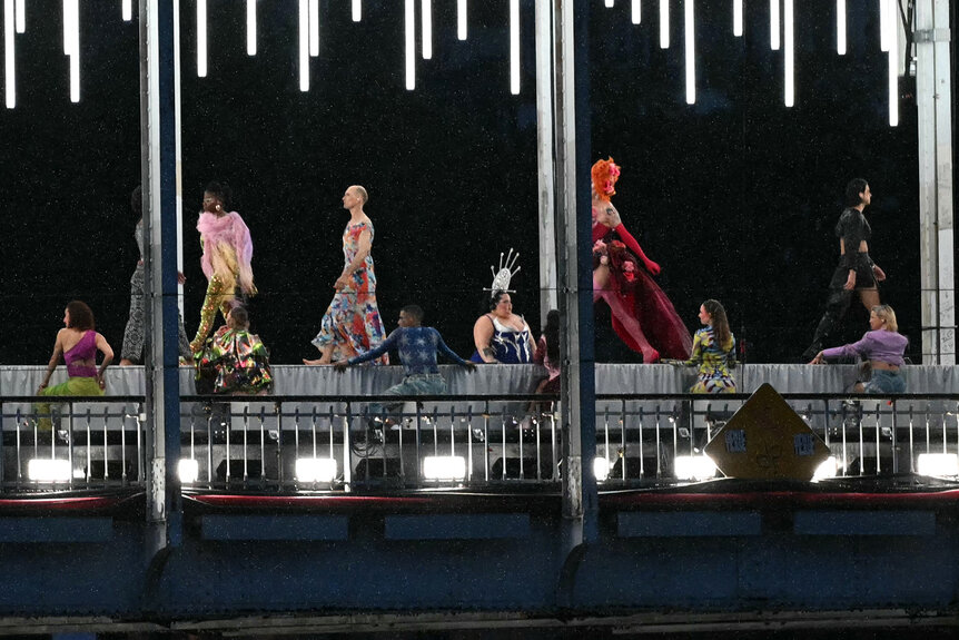 A Fashion Show during the 2024 Olympics Opening Ceremony