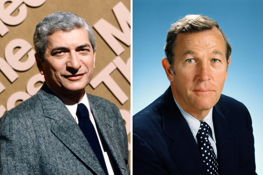 Split of Marvin Kalb and Roger Mudd