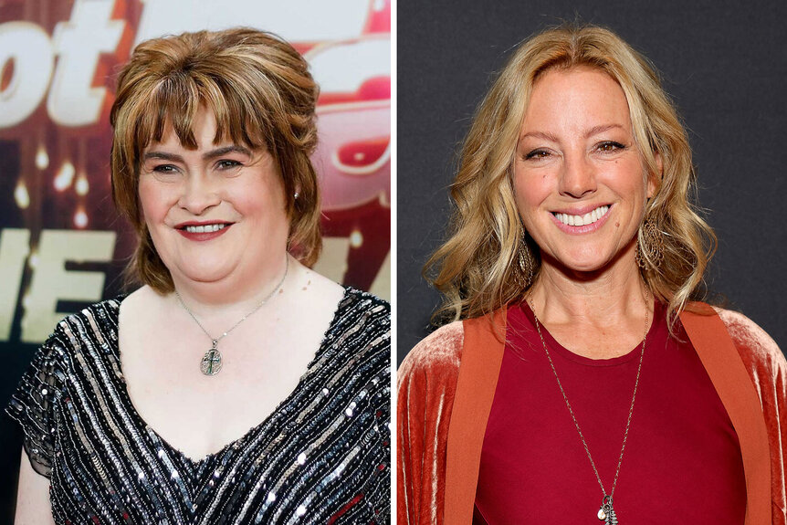 Split of Susan Boyle and Sarah McLachlan