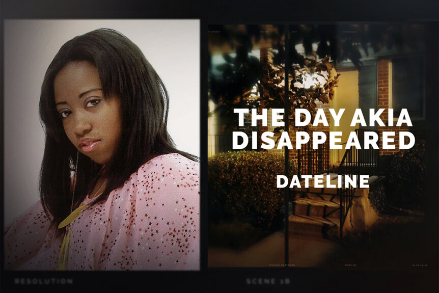 Akia Eggleston featured on Dateline the day Akia disappeared