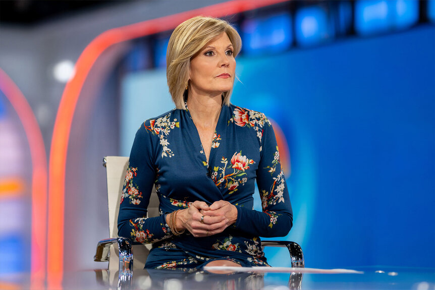 Kate Snow sits at the TODAY desk on Thursday, February 1, 2024.