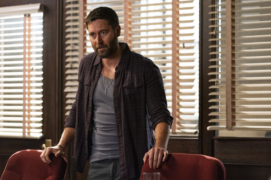 Matt Riley (Ryan Eggold) in Law & Order Season 24, Episode 2.