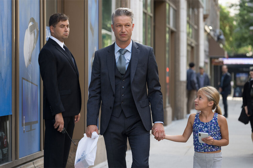 A.D.A Dominick "Sonny" Carisi Jr. (Peter Scanavino) and Jesse Rollins (Charlotte Cabell) appear in Season 26 Episode 4 of Law & Order: Special Victims Unit.