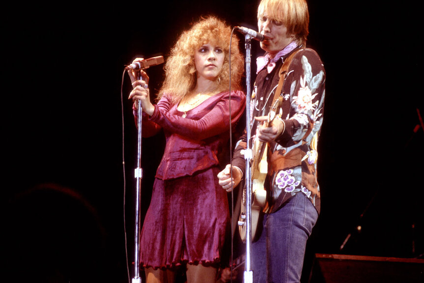 Tom Petty & Stevie Nicks perform onstage in 1981.