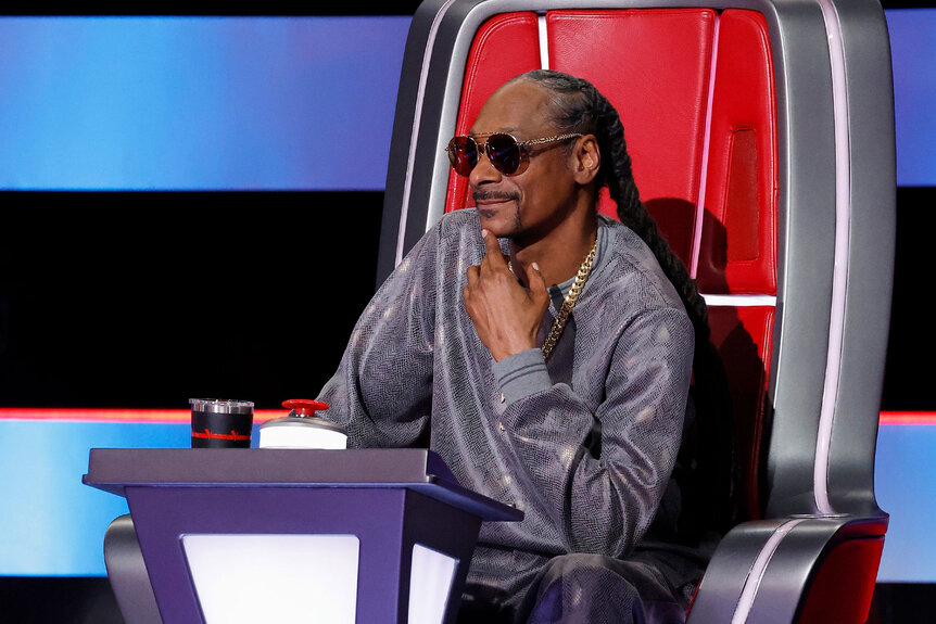 Snoop Dogg appears during The Voice season 26 Episode 3.