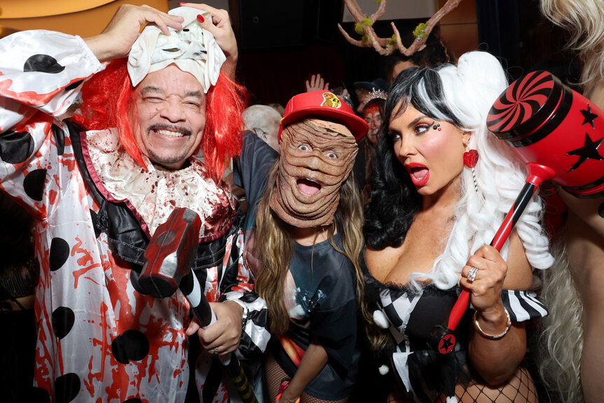 Ice-T, Heidi Klum, and Coco Austin attend Heidi Klum's 23rd Annual Halloween Party