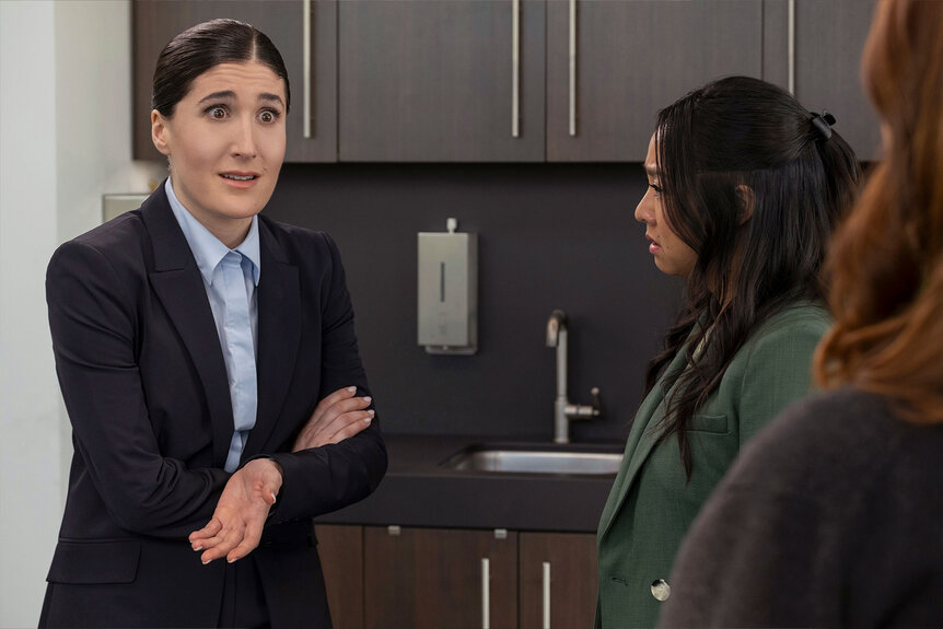 Kate Berlant as Janelle, and Stephanie Hsu as Ruby in Season 1 Episode 7 of Laid