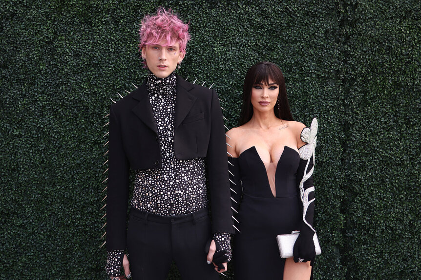 Machine Gun Kelly and Megan Fox attend the 2022 Billboard Music Awards