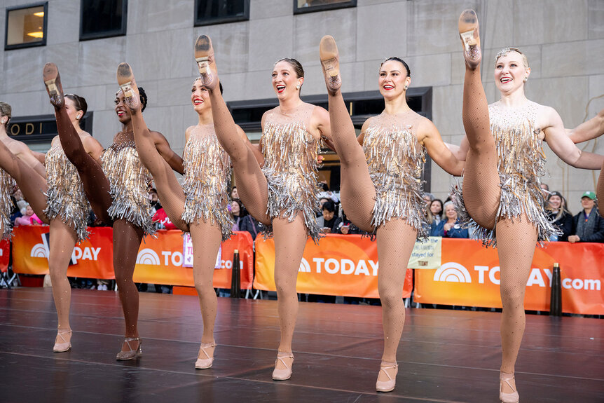 The Radio City Rockettes perform on TODAY