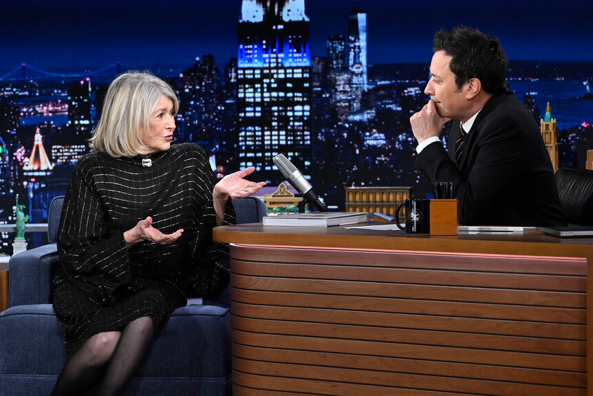 Martha Stewart talks to Jimmy on The Tonight Show Starring Jimmy Fallon Season 12 Episode 26