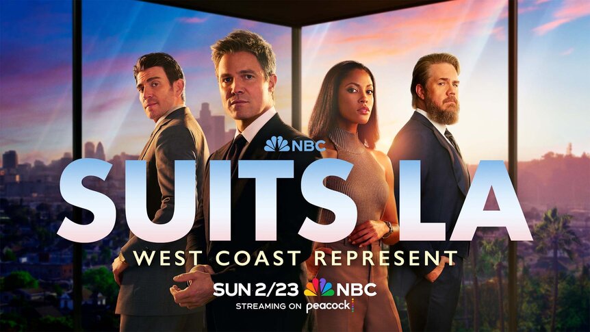 The key art for Suits LA