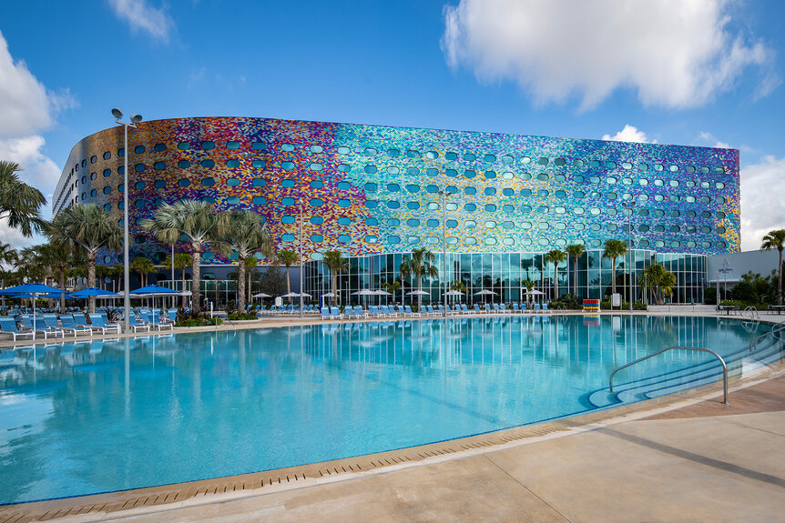 The view of the Pool at the new Universal Stella Nova Resort