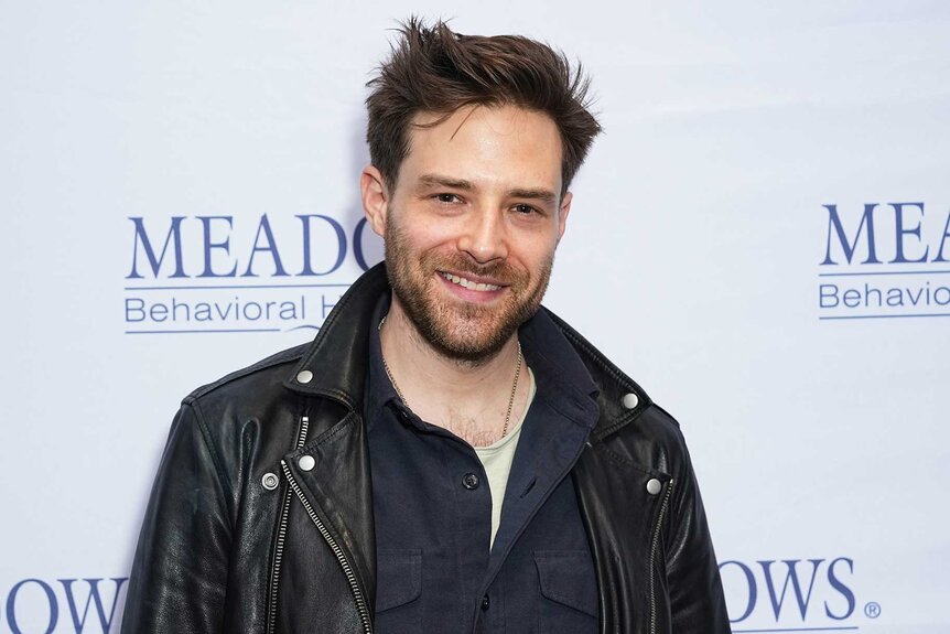 Ben Rappaport posing at the Accidentally Brave Premiere in New York City.