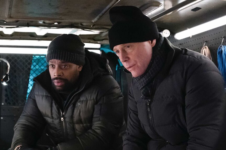 Kevin Atwater and Hank Voight together in a van in Chicago P.D. Season 8, Episode 9.