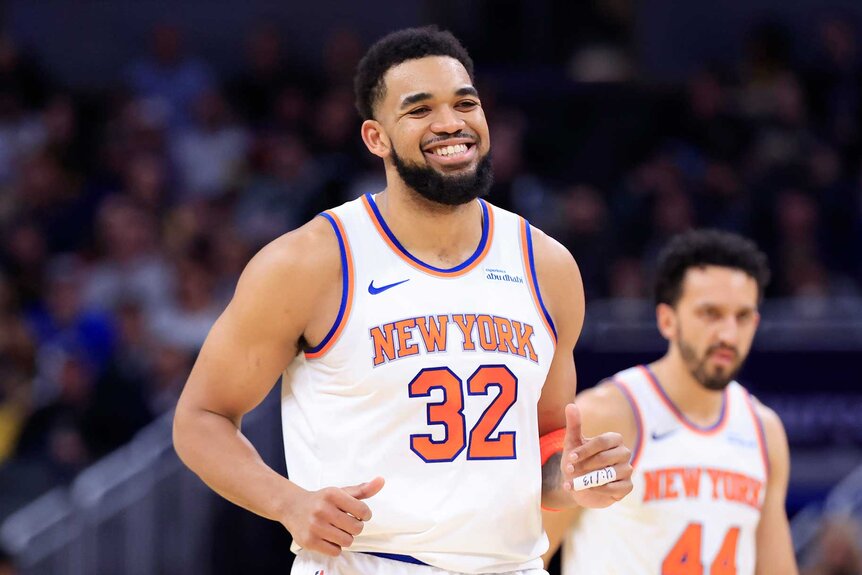 Karl Anthony Towns during a game against the Indiana Pacers.