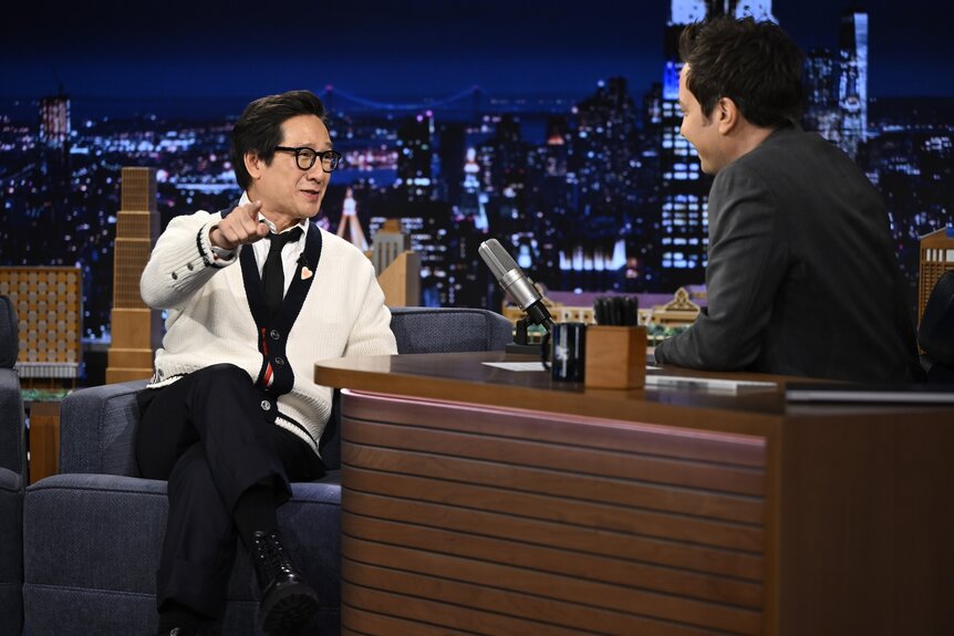 Ke Huy Quan speaks with Jimmy Fallon on The Tonight Show Starring Jimmy Fallon Episode 1267.